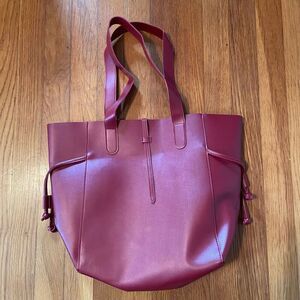 NO BRAND | burgundy laptop/tote bag NEW